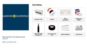 Gardner and Scardifield electrical department