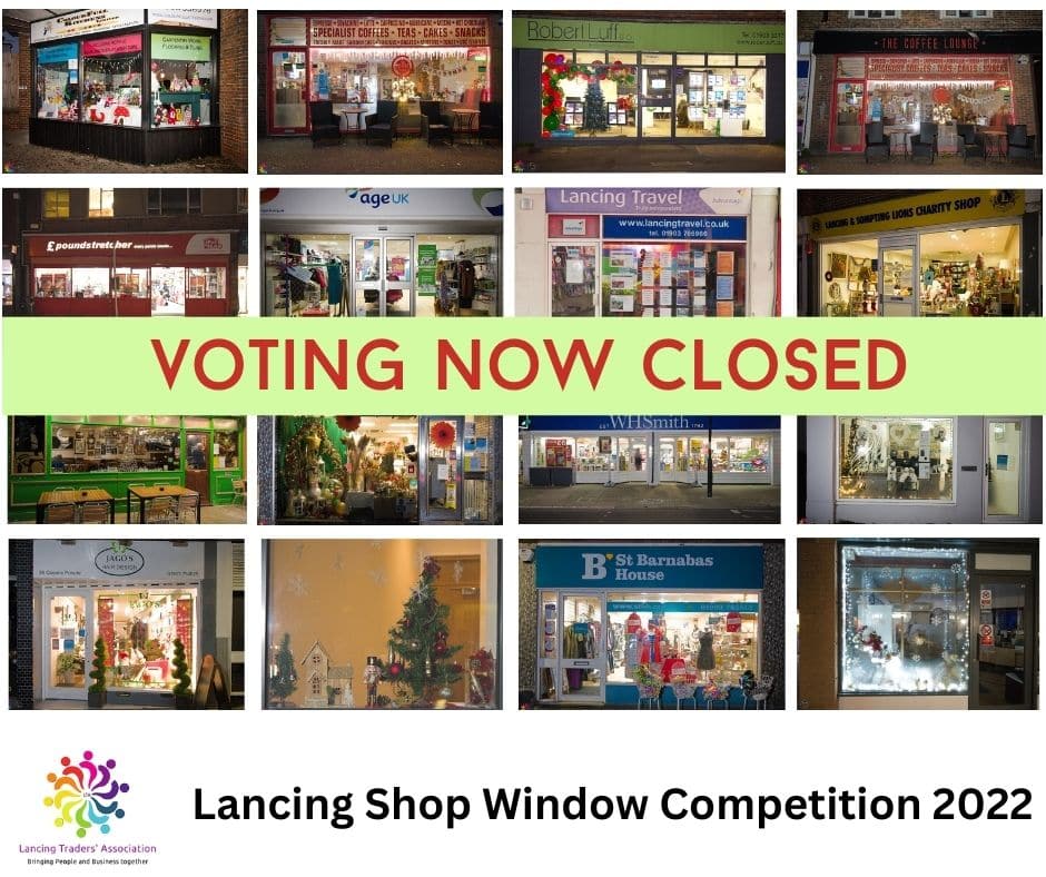 Christmas Shop Window Display competition now CLOSED.